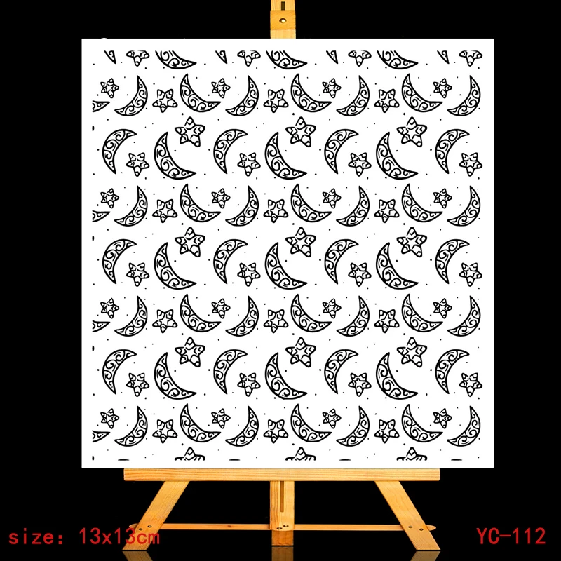 

ZhuoAng Beautiful moon Clear Stamps/Card Making Holiday decorations For scrapbooking Transparent stamps 13*13cm