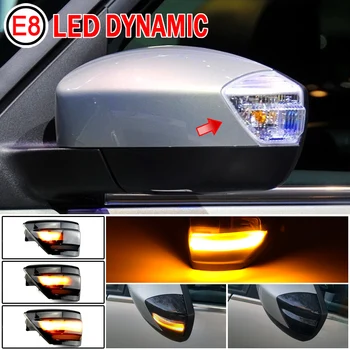 

2X LED Dynamic Turn Signal Light Side Mirror Sequential Blinker Indicator Lamp For Ford S-Max 07-14 Kuga C394 08-12 C-Max 11-19