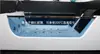 1800mm Bathroom Whirlpool Bathtub LED Colored Lights Indoor Spa Double People Surf Massage Tub 1812 2