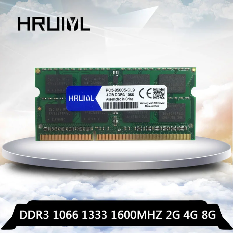 Оперативная память для ноутбука Sodimm 2 ГБ 4 8 DDR3 1066 1333 1600 МГц DDR3L ОЗУ sdram