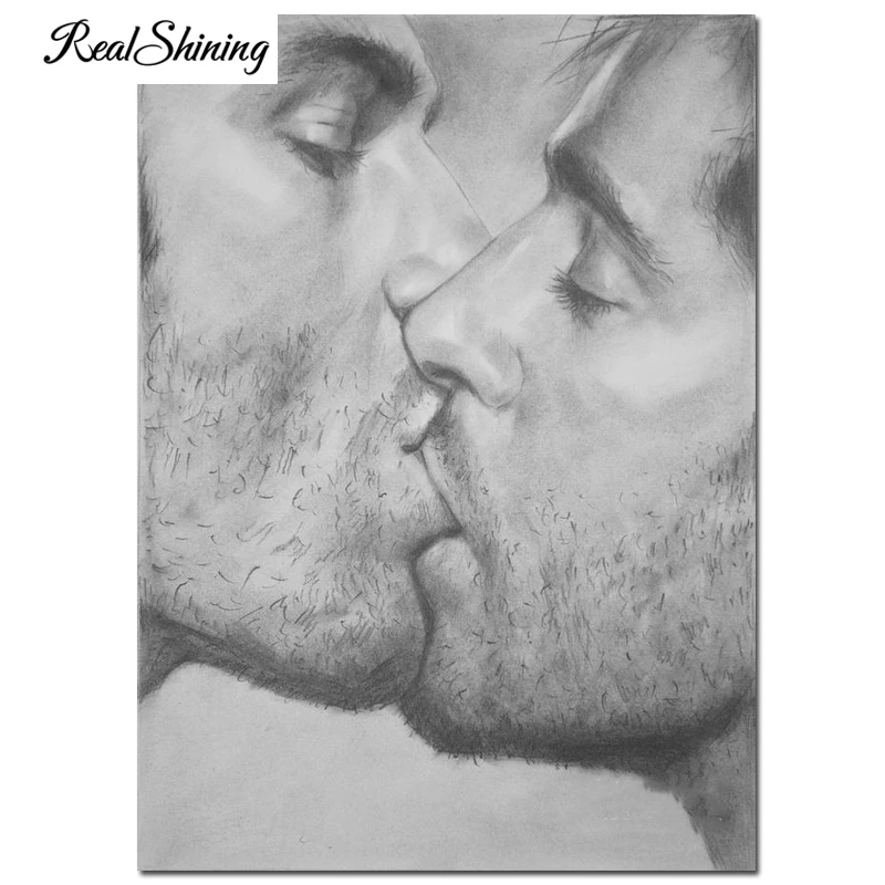 Gay Man Art - Kiss_副本 999