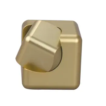 

Alloy Metal Square Finger Gyroscope Rotary Cube Decompression Toy Educational Toy Gift Square Cube Fidget Hand Spinner