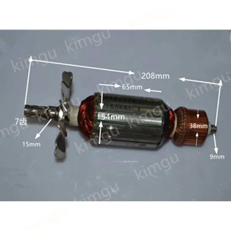 

AC220-240V Motor Rotor for DEWALT 7 Teeth 5140062-94 PCM355 STEL705 FME700 CS355 Rotor Accessories