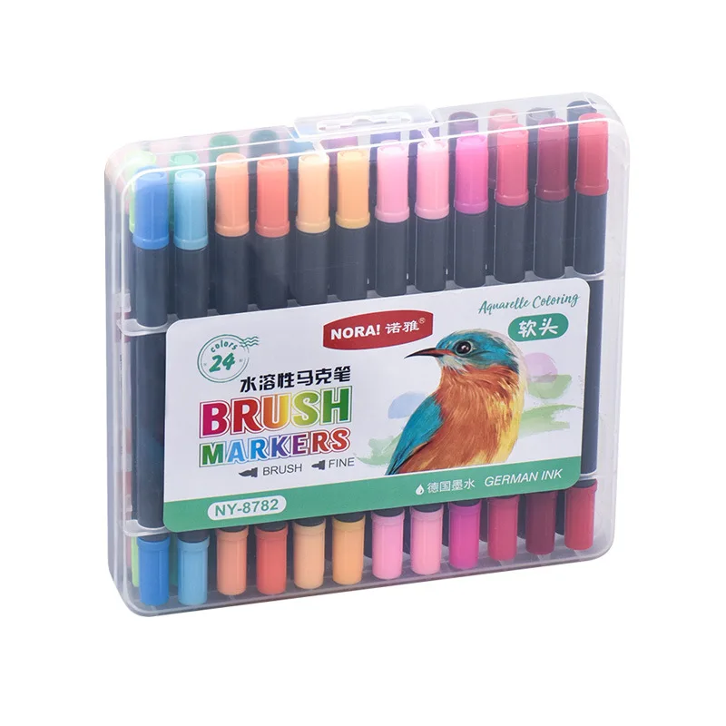 Water soluble marker pen art painting pen 12 color / 24 color / 36