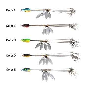 

Lixada 5 Arms Alabama Umbrella Rigs Fishing Bass Lures Bait Kit Swim Baits Lures Baits Crankbait Carp Fishing Tackle