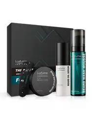 Beard Care Conditioner Kit Facial Moisturizing Men Beard Grooming Set Cleaning Styling Hair Beard Set Balm For Facial Hair