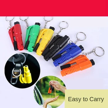 

Three-in-one Safety Hammer Car Escape Hammer Artifact Mini Multifunctional Broken Glass Window Breaking Device for Car