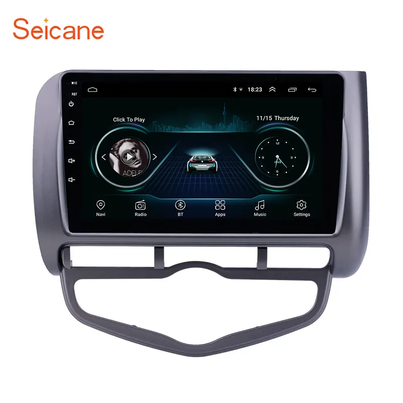 Seicane 9 дюймов Android 8 1 автомобильный радиоприемник GPS навигация для 2006 Honda Jazz City Авто