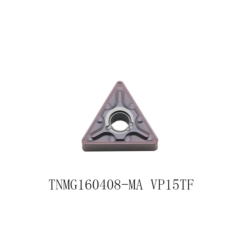 

10pcs TNMG160408 TNMG160404 MA VP15TF carbide inserts of machining lathe turning tool high quality lathe cutter
