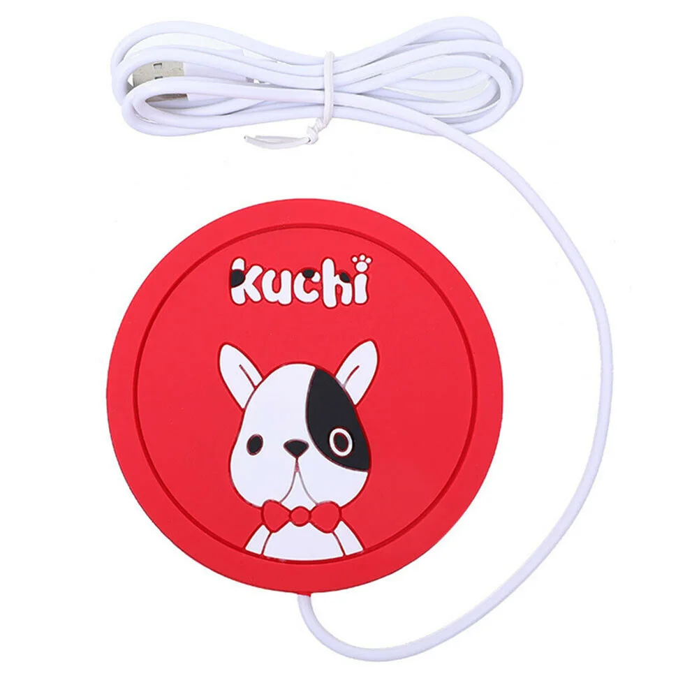 Портативная чашка для чая и кофе с питанием от USB теплая подогревом коврик