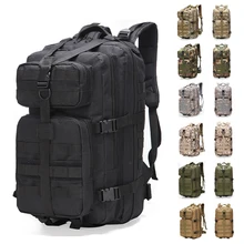 Открытый военный рюкзак 1000D нейлон Водонепроницаемый тактический рюкзак 3PMolle чемоданчик для Многофункциональный Кемпинг Пеший Туризм Рыболовная Сумка