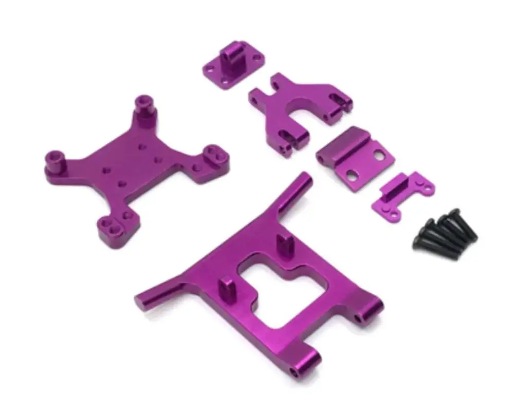 

Wltoys 1/12 124018 RC Car Upgrade Parts metal Upgrade Fittings Front Guard&Bumper