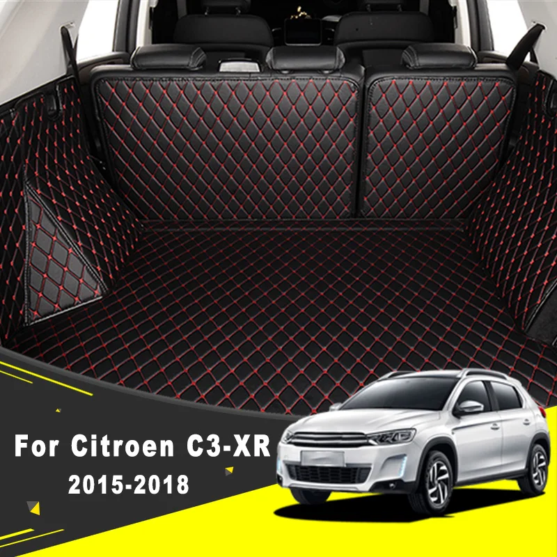 For Citroen C3-XR c3 xr 2015 2016 2017 2018 Car Cargo Rear Boot Liner Trunk Mat Carpet Accessories stickers Citron |