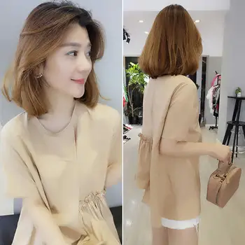 

2020 Women Short Sleeve Shirtmint Top lvory Garment