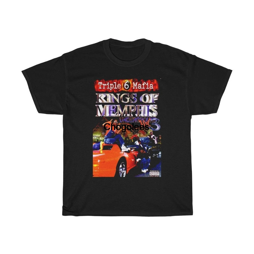 Забавная Классическая футболка для мужчин женщин Three Six Mafia | Мужская одежда