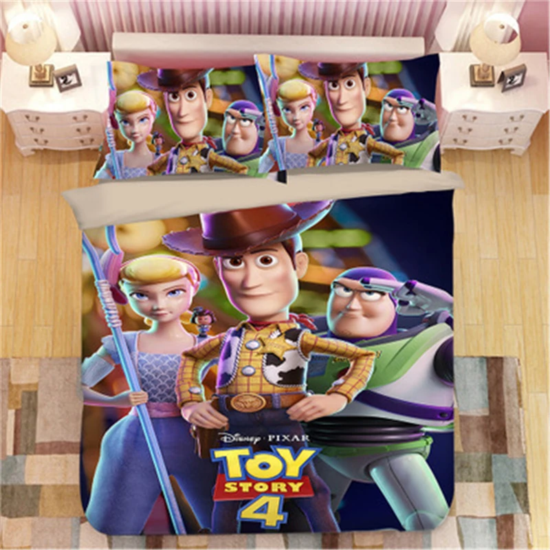 Набор постельного белья disney Toy Story, двойной размер, пододеяльник, набор, детский домашний декор, Твин, королева, король, размер, постельные принадлежности, одиночное постельное белье, подарок - Цвет: 12