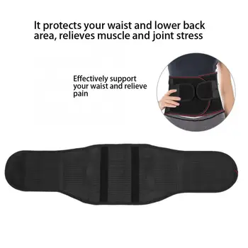

Back Support Breathable Waist Belt Lumbar Protection Waist Support Brace for Men Women Use Pain Relief