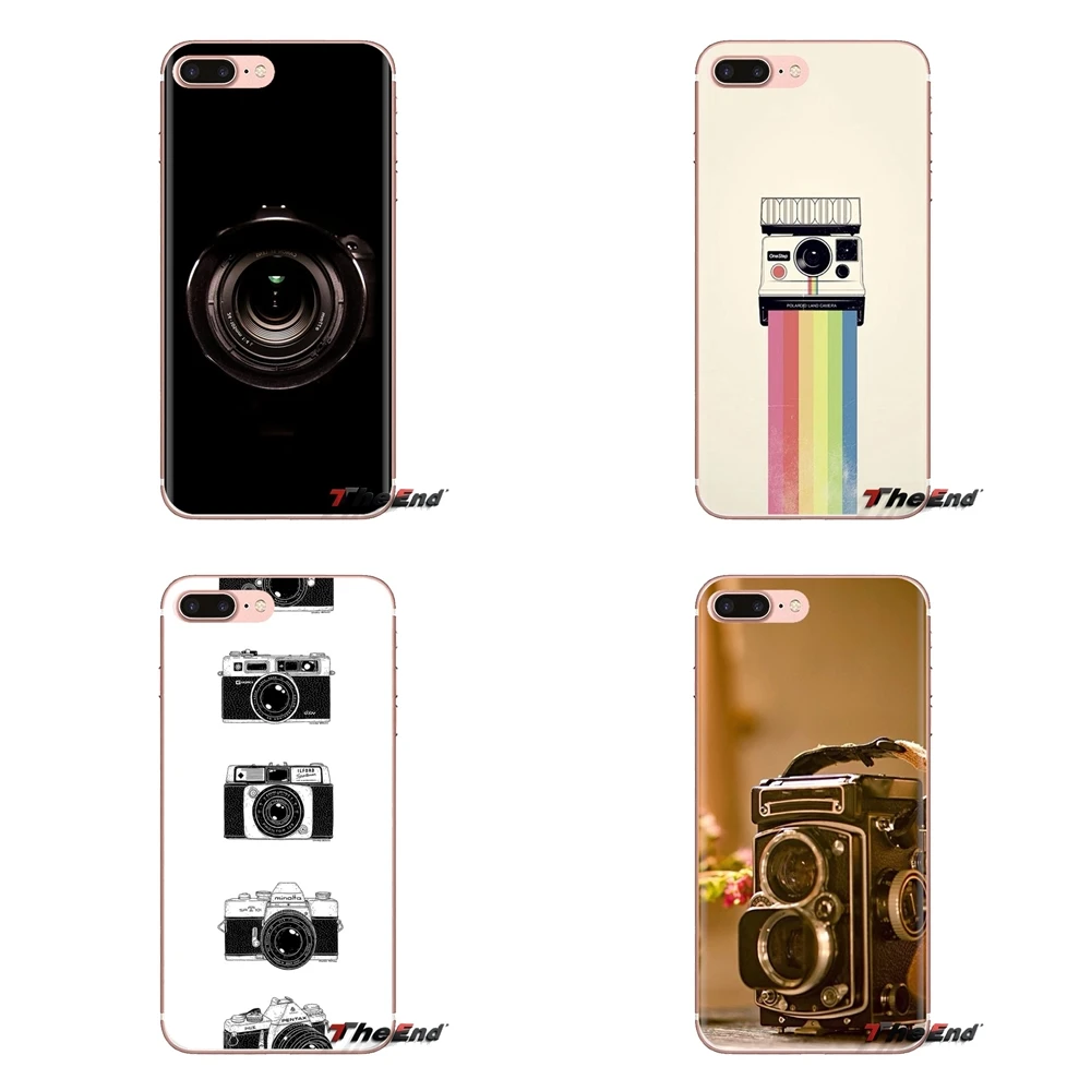 Мягкий прозрачный просвечивающийся чехол Чехлы Ретро камеры арт для Oneplus 3t 5T 6T Nokia