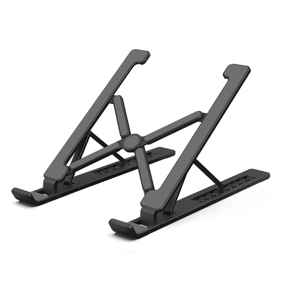 Laptop stand desktop increase bracket aluminum heat sink base folding bracket support portable lift adjustment 17 inch dangling