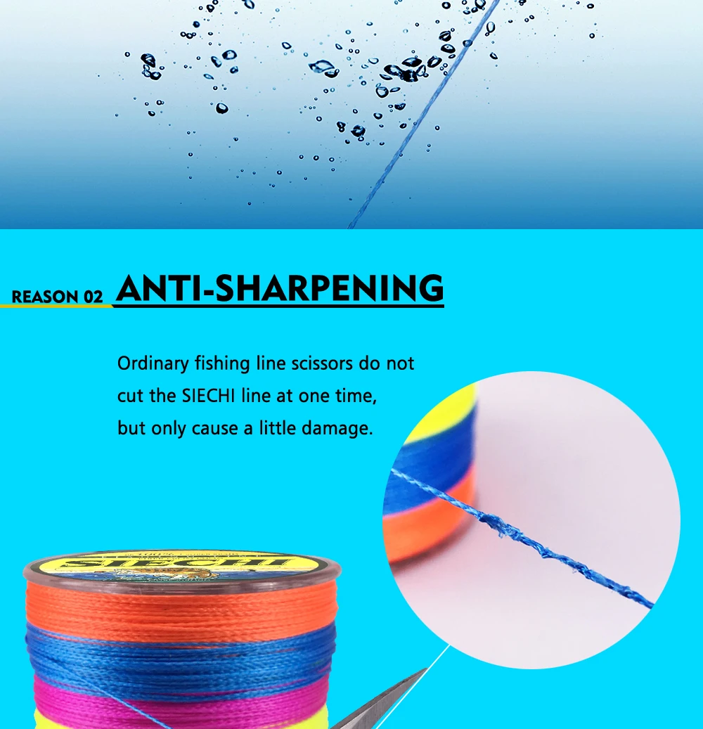 NEW Fishing Line 8 Strands 4 Strands PE Braided 500 Meters Multifilament Fishing Line Rope peche carpe Wire 20-88lb