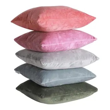 

Plush feather bronze without core pillow case multi-color optional square home pillow case tatami cushion cover