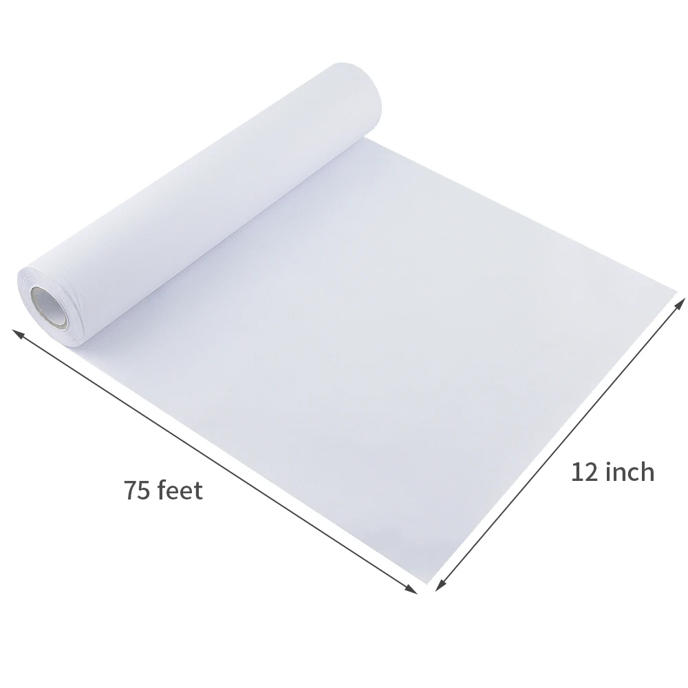 Essential-Easel Paper Roll (12 Inches X 75 Feet,Without Glue) Blank Coloring Roll for Paints, Wall Art, Easel Paper, Fadeless Bu