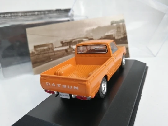 Редкая специальная металлическая модель эвакуатора 1/43 Datsun 620 1975 классический пикап домашний дисплей Коллекция Модель игрушки для детей
