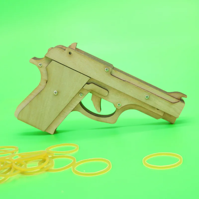 

DIY Rubber Band Wood Pistol Science And Technology Small Experiment China Science Publishing & Media Ltd.(cspm) Handmade Assembl