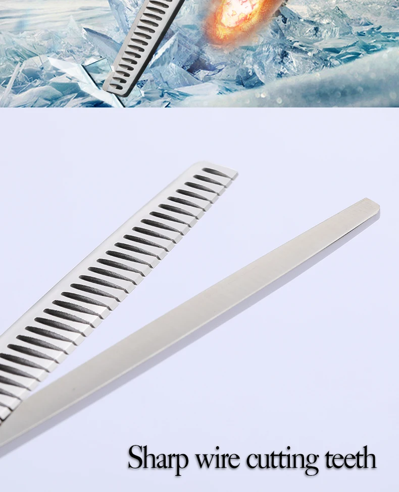 Fenice Япония 440C Нержавеющая сталь 6,75/7 дюймов ножницы для стрижки собак филировочные ножницы для собак истончение скорость 70