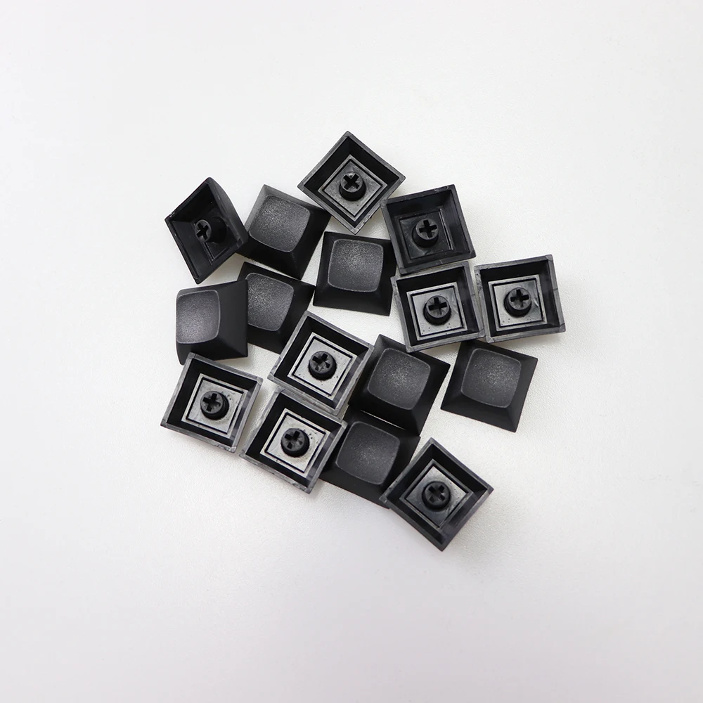 Pbt dsa Keycap 1u смешанный цвет черный белый серый фиолетовый колпачки для игр