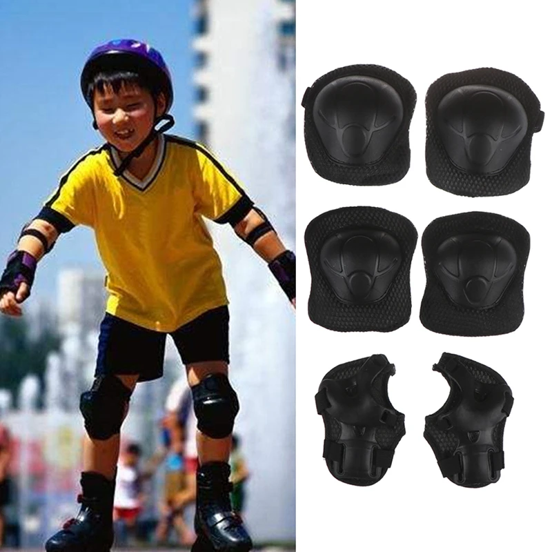 Kniebeschermers Elleboog Pads Kind Set Pols Protector Bescherming Voor Scooter Fietsen Rolschaatsen|Elleboog & Kniebeschermers| -