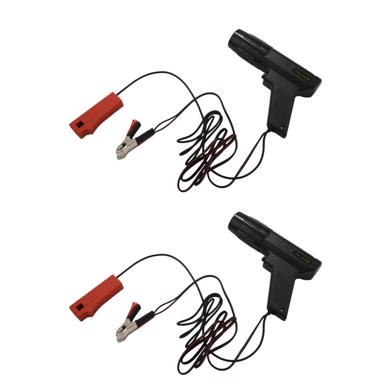 2X 12V Professional Ignition Timing Light Strobe Lamp Inductive Petrol