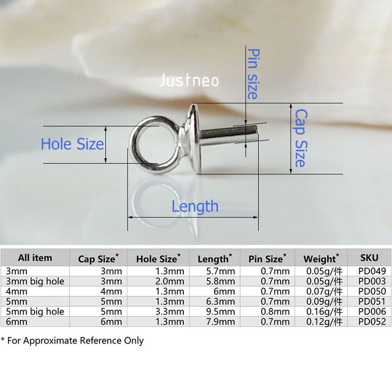 纯银珠帽吊坠扣 (7)