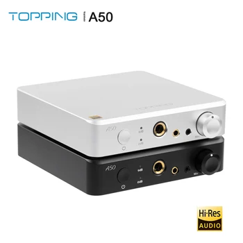 

Topping A50 LME49720(2 pcs) Desktop Headphone Amplifier AMP with 3.5/6.35(single end)/2.5 balance output,RCA input, 2200mW*2