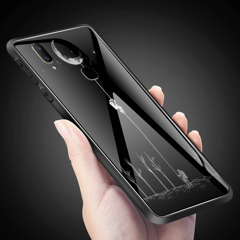 Закаленное Стекло КРЫШКА ДЛЯ VIVO V5S V7 плюс V9 V11i X21i UD X23 X27 Pro Y3 Y5S Y71 Y75 Y79 Y83 Y85 Y93 Y97 жесткий окрашены глубоких Fundas
