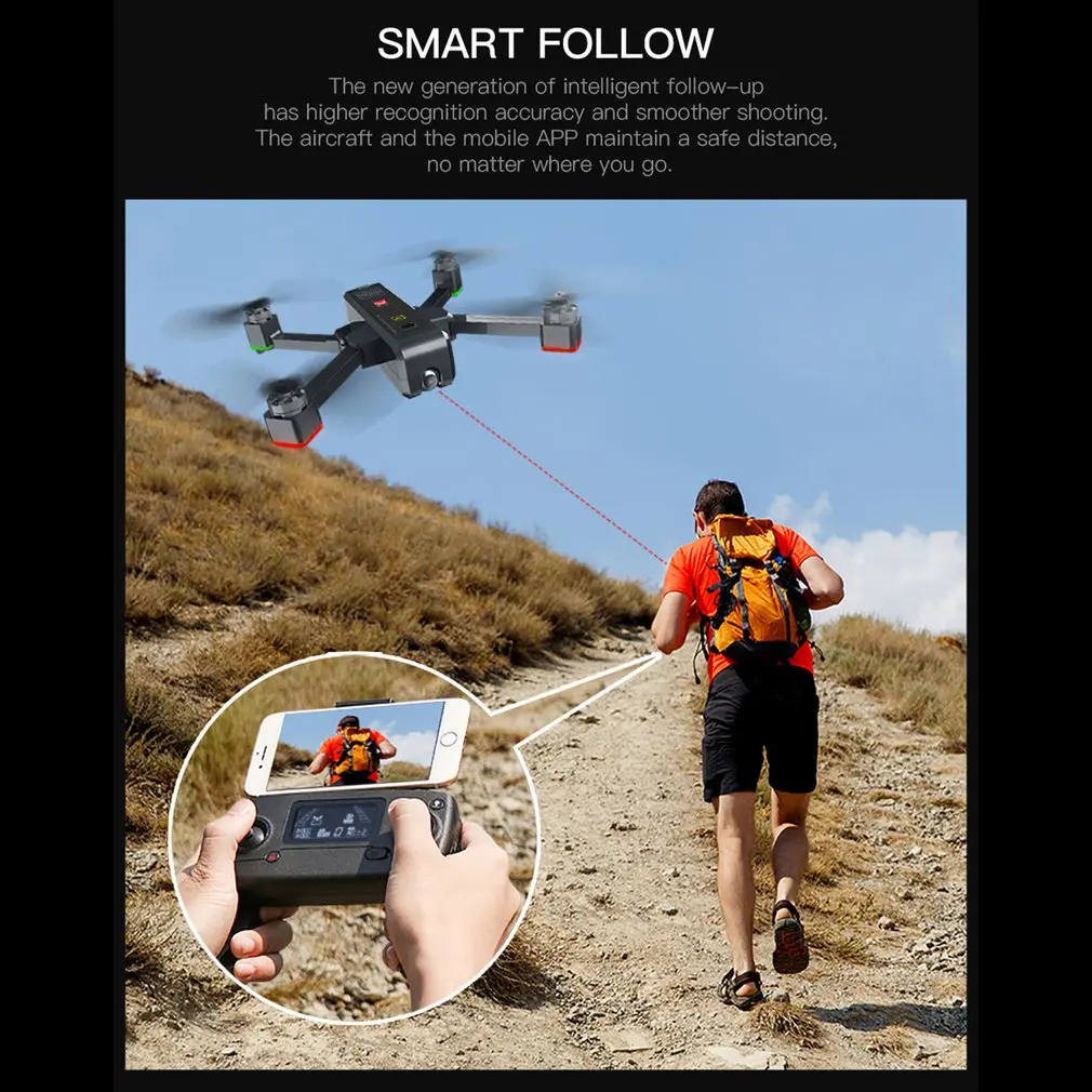 MJX Bugs 4W B4W 5G gps Дрон с wifi 2K HD камерой анти-встряхивание 1,6 км 25 минут время полета оптический поток RC Квадрокоптер Дрон VS F11