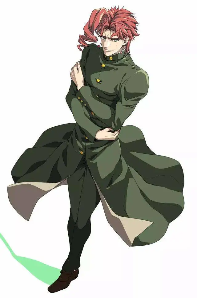 Модные аниме JoJo невероятное приключение Косплэй костюм Kakyoin Нориаки Военная Униформа комбинезоны плащ-Тренч брюки вечерние Хэллоуин новинка