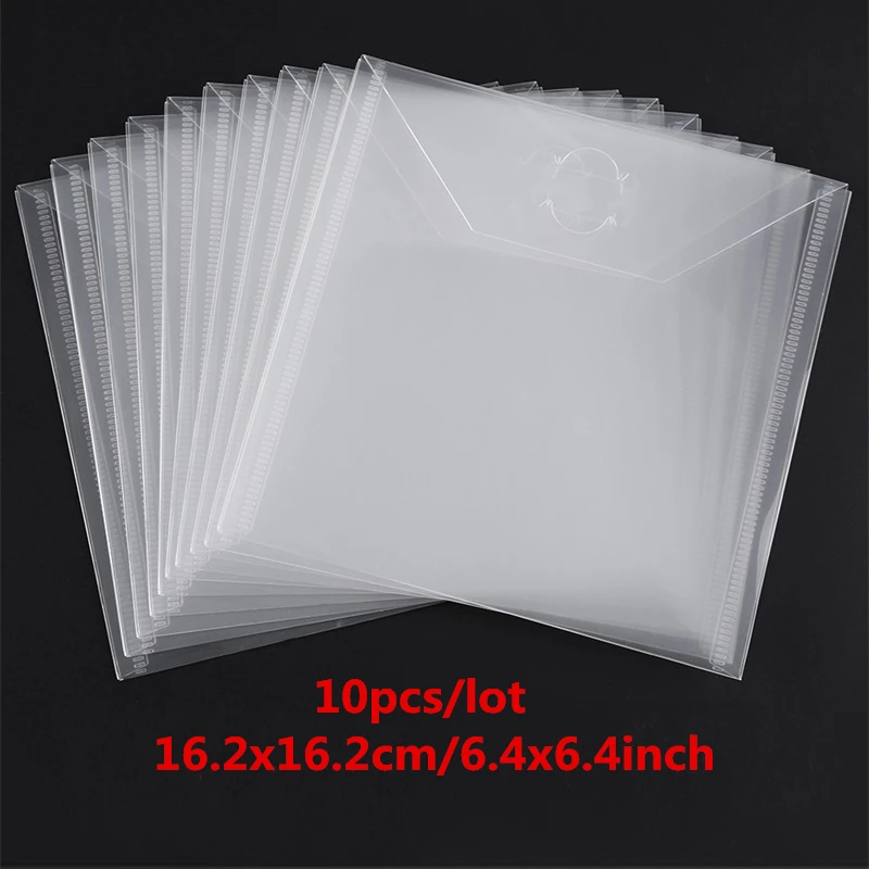10pcs Magnetic Sheets & Plastic Bags Set Storage Box Use to Store Cutting Dies Holders Organizer Transparent Bags 2021