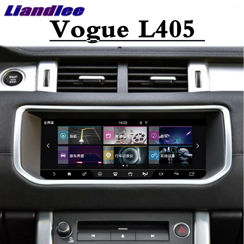 Автомобильный мультимедийный плеер Liislee для Range Rover Vogue L405 2012 ~ 2020 NAVI CarPlay Radio 10 25