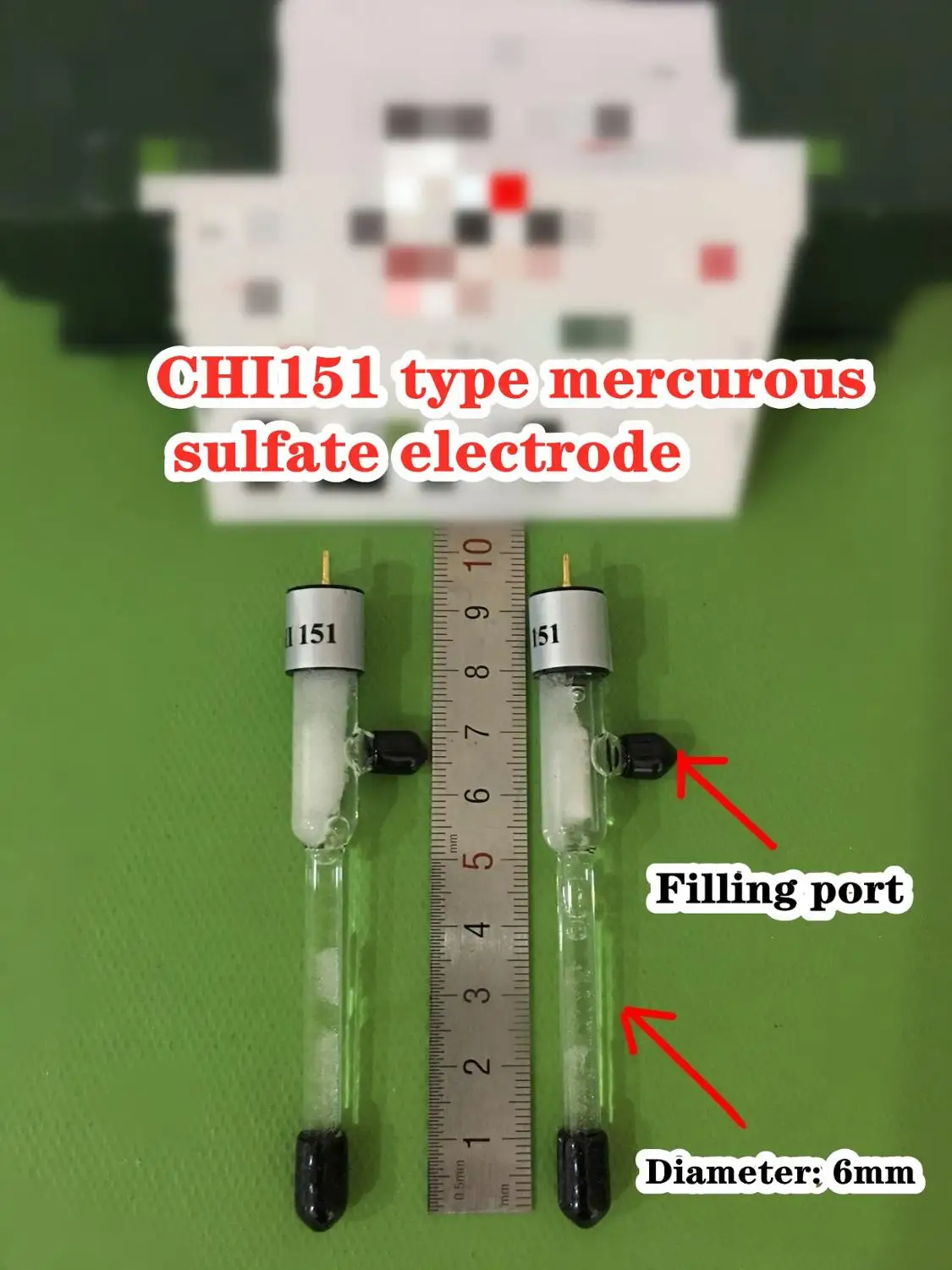

Shanghai Chenhua CHI150 saturated calomel electrode CHI151 mercury / mercurous sulfate reference electrode