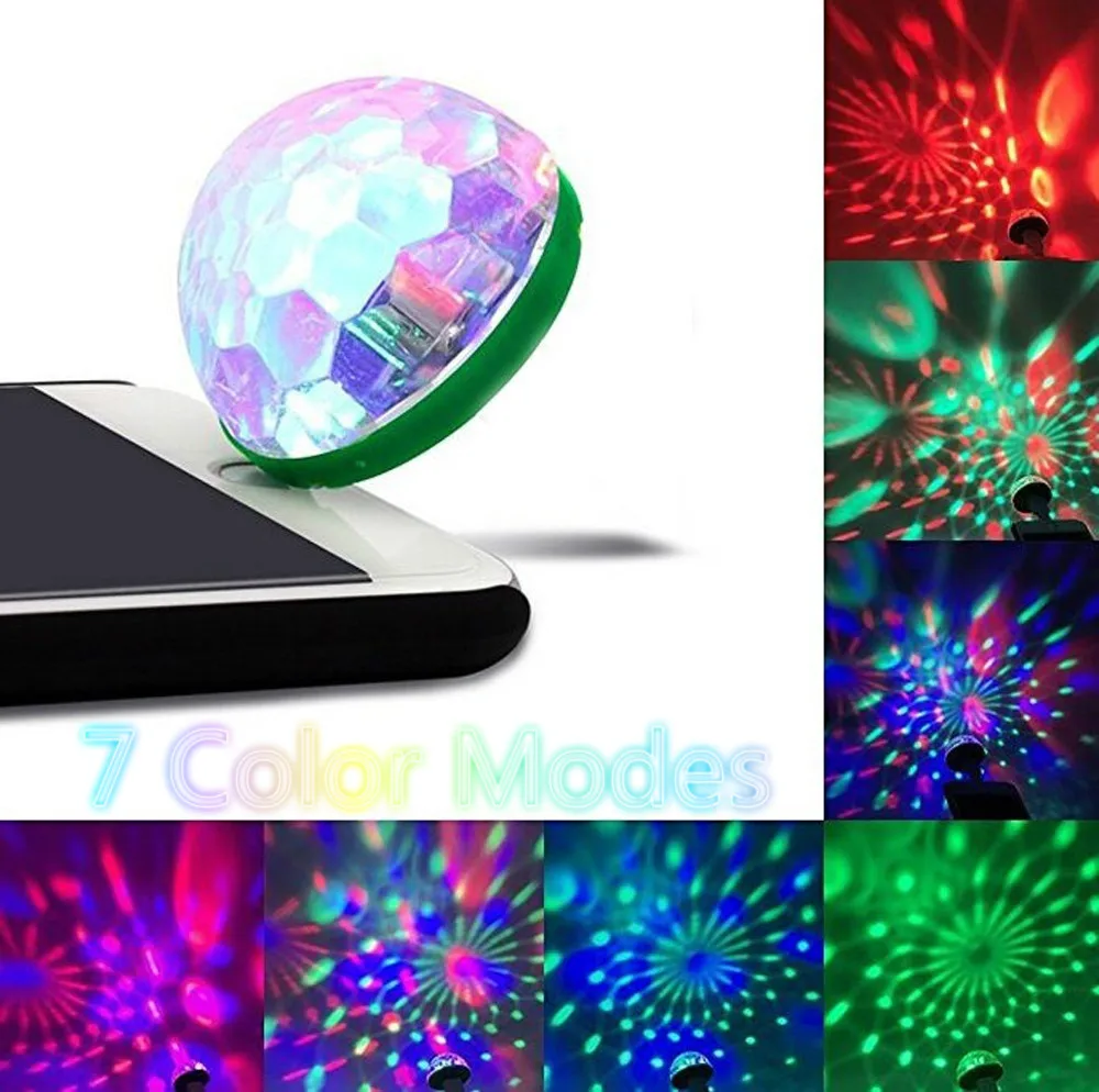 

Hot Sale Mini USB Colorful Atmosphere Light USB Home Party Light LED Interior Lamp Club Disco Magic Stage Effect Portable Lights