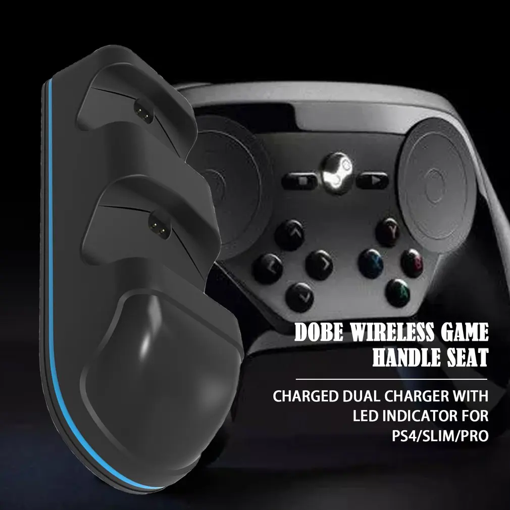 For PS4 Controller Charger DualShock 4 USB Charging Station Dock for Sony Charging Dock Controllers Charger
