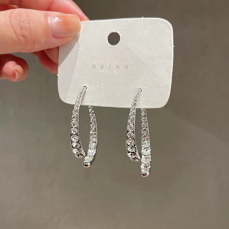 Fashion Cross Curved Earrings Curved Stick Drop Earrings Ear Cuffs Women Girl Jewelry Gifts drop earrings,dangle earrings