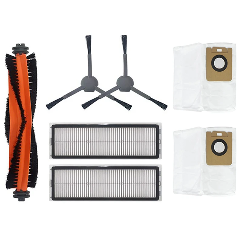For Dreame L10 PLUS Robot Vacuum Cleaner Main Brush Side HEPA Filter Dust Bag Replacement Accessories Parts | Дом и сад