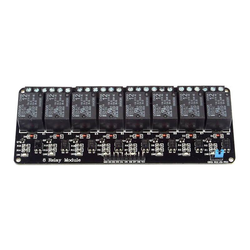 ABKT 8 канал 12 В релейный модуль с защитой для оптронной пары питания Arduino Pic