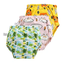 Couches de natation en coton pour bébés, pantalons d'entraînement pour nouveau nés, en tissu, réutilisables, lavables, sous vêtements 