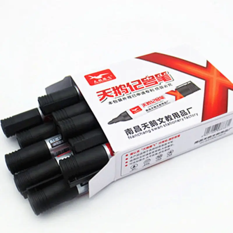 Permanent Marker Pen Permanent Marker Markers Pen Permanent Markers Marker Pens 8pcs/box Big Head Mark Pen Capable Not Fade Oily Waterproof for Logistics Work