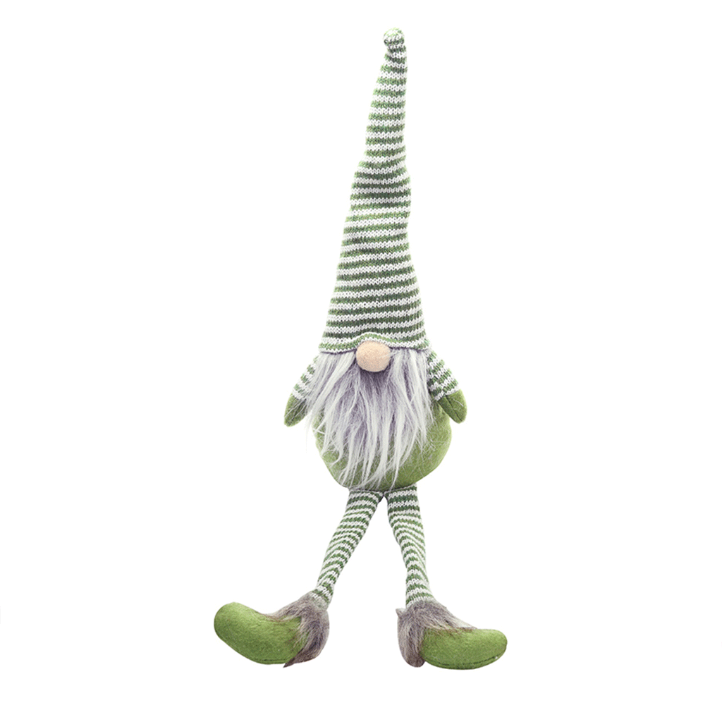 Christmas Decoration Striped Hat Hanging Leg No Face Doll Room Decoration Cute cartoon doll Decorations for Home 