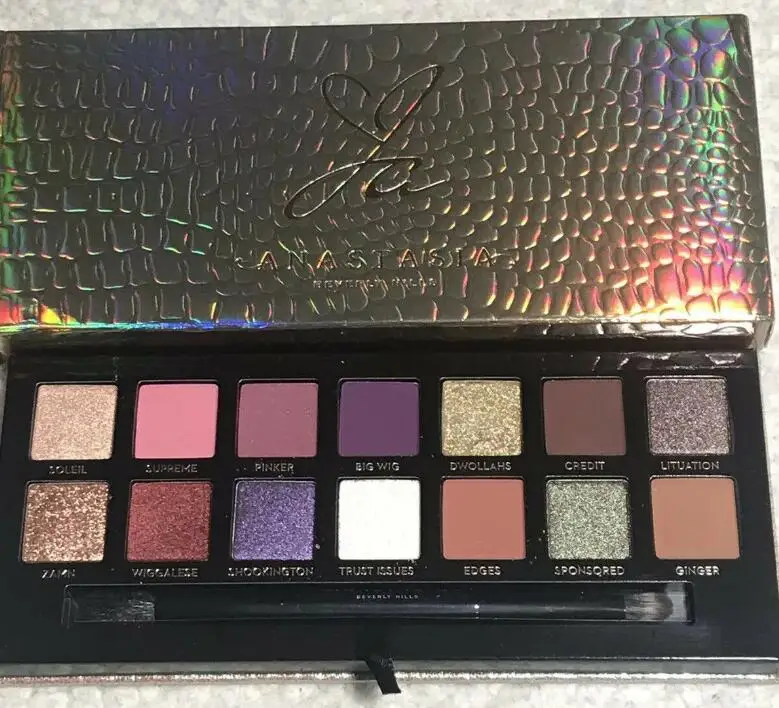 Beverly Hills Riviera палитра Палитра Косметическая подводка для глаз стиль ABH Shimmer Matte beauty Makeup палитра теней для век с кистью - Цвет: 7