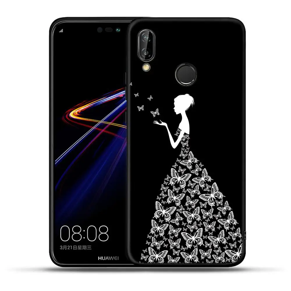 Мягкий силиконовый чехол s для huawei P20 P30 Pro mate 10 20 Lite Y5 Y6 Y7 Y9 Prime P Smart Plus чехол для задней панели телефона Coque Etui